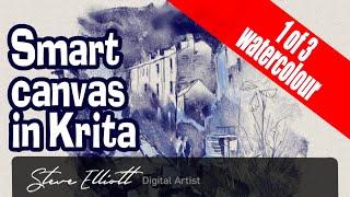 Watercolour Smart Canvas for Krita