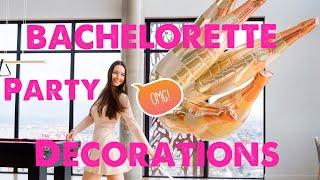 Bachelorette Party Decoration Ideas - Champagne Balloon Bouquet