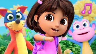 Dora's Sing Along Song Marathon! w/ Swiper & Boots  Circle Time Songs | Dora & Friends