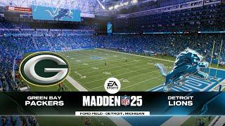 Madden 25 - Green Bay Packers @ Detroit Lions - Week 14 Thursday Night Football