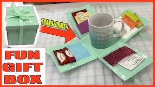 Transforming Gift Box! Made from DOLLAR TREE ITEMS!