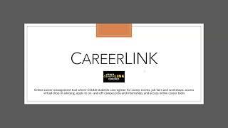 Online Career Tools