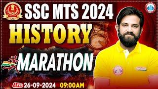 SSC MTS History Marathon | SSC MTS Marathon Classes 2024 | GK GS for MTS 2024 By Naveen Sir