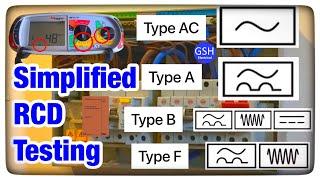 BS 7671 Testing RCD’s - Regardless of the Type of RCD Test it as if it is an AC RCD at x1 ONLY