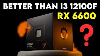 Ryzen 7 8700G Vs Intel i3 12100F & RX 6600 | Test In 8 Games