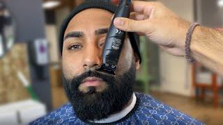 Perfect Beard Trim on a THICK Indian Beard / Beard Styles for Men