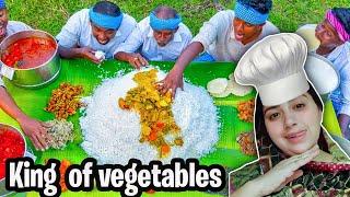 Veg Thali | 15 Varieties Of Veg Recipes | Huge South Indian Veg Thali Recipes Cooking In Village