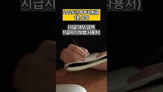 놓치지 마세요! 25년 전국민 지원금 1분요약 (나는 얼마나 받을까? 15~52만원)