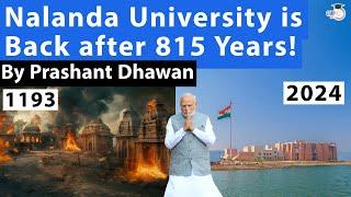 India's Destroyed NALANDA UNIVERSITY is BACK after 815 Years! Video of New University goes viral
