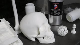 Liqcreate Premium White 3D-printing resin for architectural and medical models - Official video