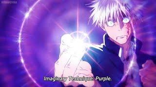 Gojo - Imaginary Technique : Purple | Gojo vs Toji final battle | Jujutsu Kaisen season 2 episode 4