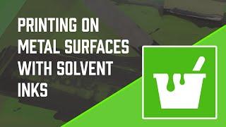 How To Screen Print On Metal with Solvent Screen Printing Ink