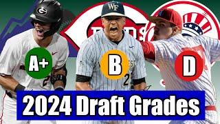 2024 MLB Draft Grades for the First Round