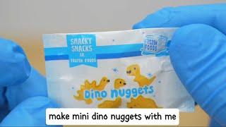 Make Mini Dino Nuggets with me, 3 ways!