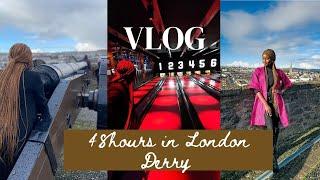 Northern Ireland Vlog, Visiting My Sister/ Derry Walls/ UK Student Life