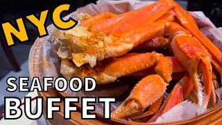 AYCE SNOW CRAB LEGS & Seafood Buffet. The Crab House at 55th & Lexington, New York City.