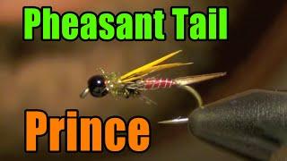 Tungsten Pheasant Tail Prince Fly Tying - Mike Mercer Fly Pattern