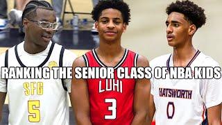 RANKING NBA PLAYER'S KIDS IN THE SENIOR CLASS! Bryce James, Kiyan and MORE!