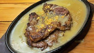 Sizzling T-Bone Steak w/ gravy 