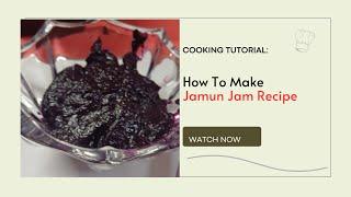 Jamun (Java) Plum Jam Recipe | Indian Blackberry Jam Recipe | Smriti Creative Diaries | Homemade |