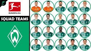 SV WERDER BREMEN 🟢 MEN SQUAD TEAMS - Bundesliga Season 2023/2024 | FAN Football