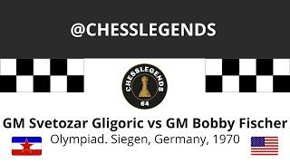 SVETOZAR GLIGORIC vs BOBBY FISCHER. Olympiad. Siegen, Germany, 1970