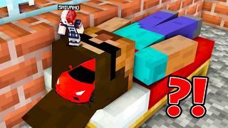 I Found a Secret Car Base Inside @ProBoiz95 Head In Minecraft!!!