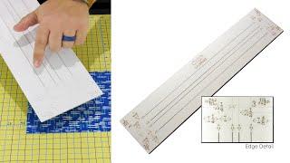 Martelli No-Slip Strip Rulers Demo