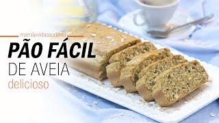 FLUFFY OAT BREAD WITHOUT WHEAT, WITHOUT LACTOSE IN A FEW MINUTES