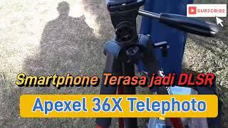 Apexel 36 X Telephoto smartphone terasa jadi DLSR