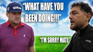 My Golf Coach Is Not Happy!!! Golf Lesson