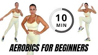 10 Min Aerobics For Beginners | Morning Energy Booster | Aerobic Exercises