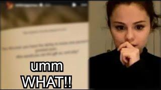 Selena Gomez Sends a MESSAGE to WHO!?!?!?!?! (What Is Going On??)