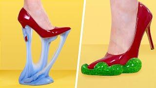 Crushing Crunchy and Soft Things by High Heels!