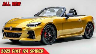 NEU 2025 Fiat 124 Spider enthüllt - die besten Roadster -Sportwagen der Welt !!