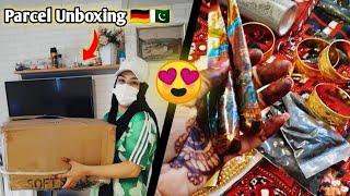 Unboxing Parcel From Pakistan To Germany  || Baloch Family Vlog From Germany