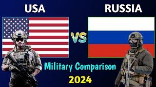 USA vs Russia Military Power Comparison 2024 | Russia vs USA Military Comparison 2024
