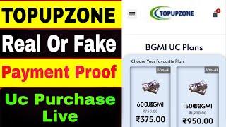 Topupzone Website Real or Fake | TOPUPZONE Live payment proof | topupzone.in | Uc purchase topupzone