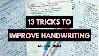 How to make your Handwriting NEATER with 13 SIMPLE TRICKS + How I IMPROVED my HANDWRITING | StudyWit