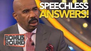 FAMILY FEUD ANSWERS That SHOCKED Steve Harvey & Left Him SPEECHLESS! Bonus Round