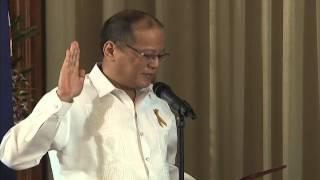 Oath taking of Former Senator Francis "Kiko" Pangilinan 5/6/2014