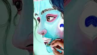 Beautiful Radha Rani drawing #radharanisketch #radheradhe
