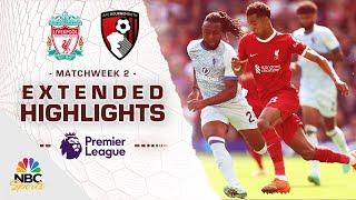 Liverpool v. Bournemouth | PREMIER LEAGUE HIGHLIGHTS | 8/19/2023 | NBC Sports