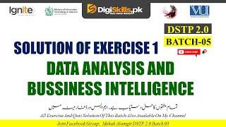 data analysis and business intelligence exercise 1 batch 05