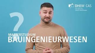 Dualer Master Bauingenieurwesen