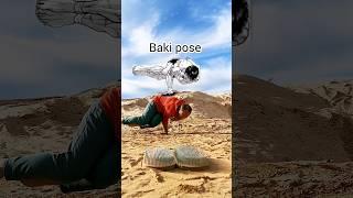 Yoga baki pose #yoga #bakipose #balance #shorts #youtube