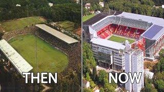 2. Bundesliga Stadiums Then & Now