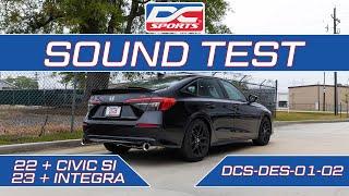 DC Sports 22+ Civic Si Sedan & 23+ Acura Integra Catback Exhaust System