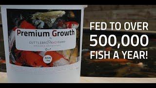 Premium Growth Koi Food by Cuttlebrook Koi Farm