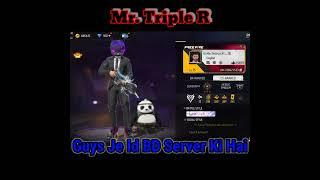 #MrTripleR Free Fire Id || Mr Triple R FF Uid Number || #freefire